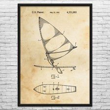 Tavola wind surf brevetto - surf, wall