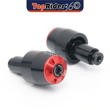 RED CNC Bar End Sliders STORM