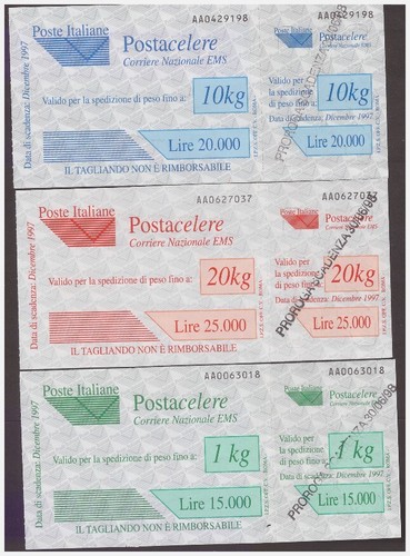 Posta celere 1997 serie - celere,