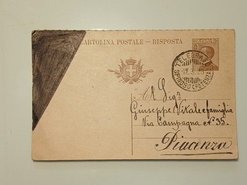 Cartolina postale viaggiata - cartolina,