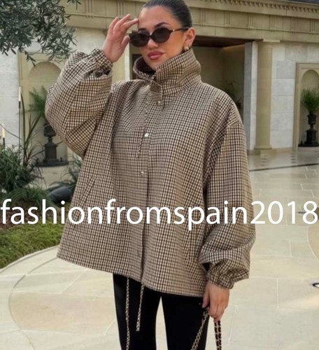 Zara nuova giacca donna plaid - nuova,
