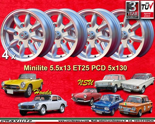 Cerchi nsu tts minilite - cerchi,