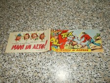 TEX STRISCIA SERIE SMERALDO N.7 ORIGINALE 1955 AUDACE EDICOLA TIPO ZAGOR RANGER