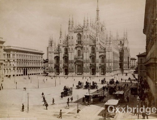 Milano italia 1880 piazza - 1880,
