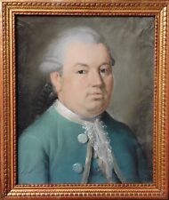 Nobiluomo - Ritratto a pastello su carta, XVIII sec., Francia