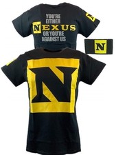 T-shirt nera uomo Nexus or