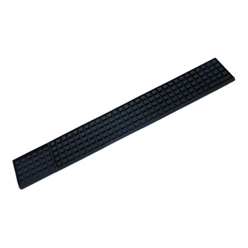 Tappetino gomma bar nero - nero,
