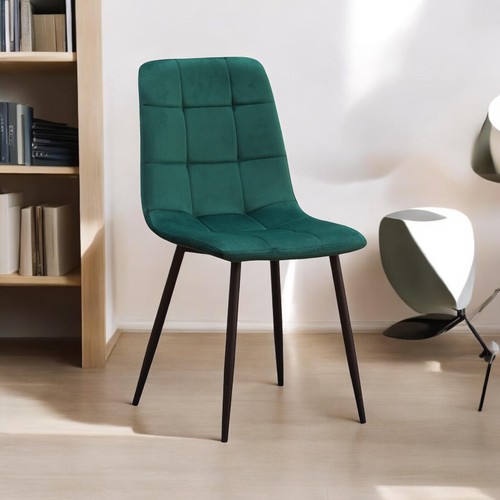 Sedia tessuto verde 90x50x55cm - verde,