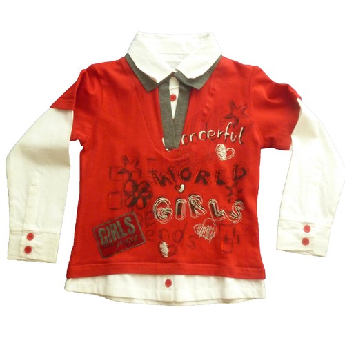 Camicia ragazza manica lunga