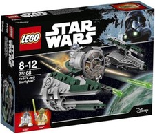 LEGO 75168 Yoda's Jedi Starfighter 2017 Completo con Minifig e ISTRUZIONI
