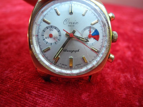 Cronografo vintage onix swiss - vintage,