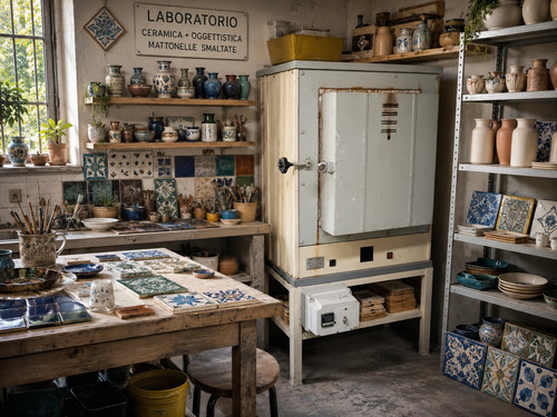 Forno per ceramica - per, -tornati
