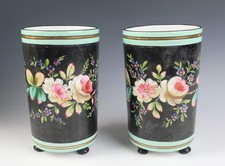 Coppia antichi vasi rose