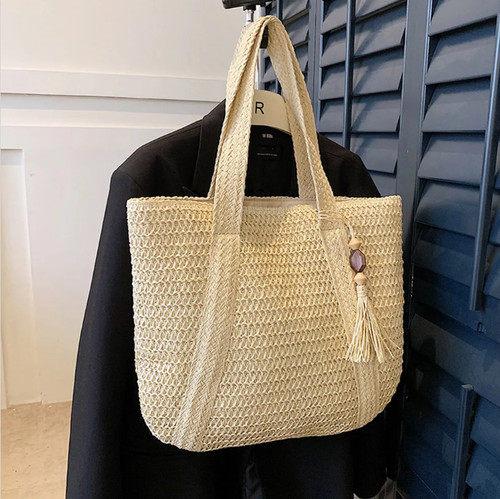 Borsa shopper donna paglia - borsa,