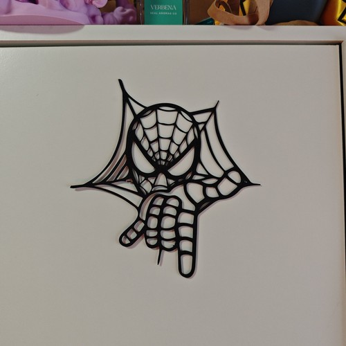 Silhouette parete spider man - silhouette,