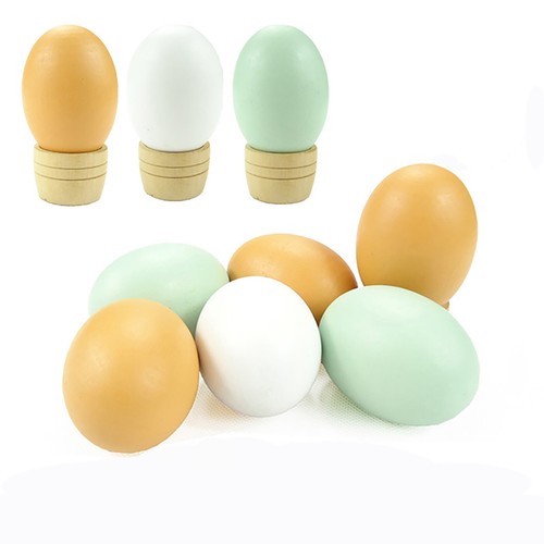 Solid wooden dummy egg - solid,