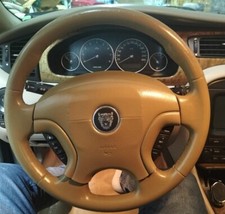 Kit Ritocco Volante JAGUAR X Type Pelle Colore Beige Khaki ripristino 2002