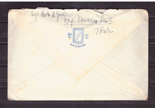 Busta lettera ww2 gruppo - e,