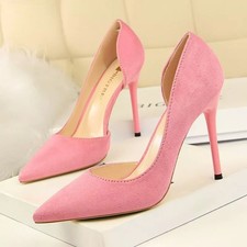 Decolte rosa punta con - rosa, a