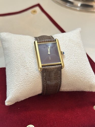 Cartier tank must burgundy - must,