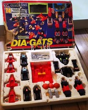 Diaclone Dia Gats completo di scatola e dianauti
