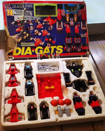 Diaclone dia gats completo - diaclone, di