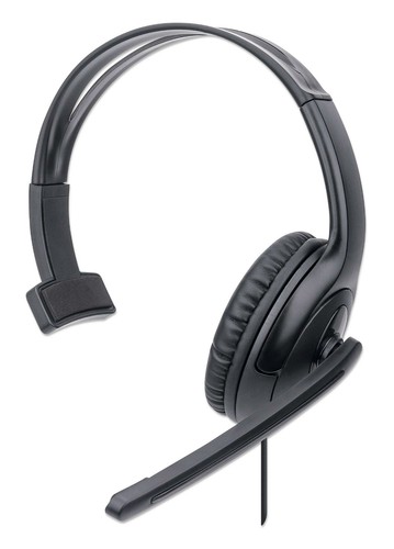 Manhattan cuffie mono usb - mono, con