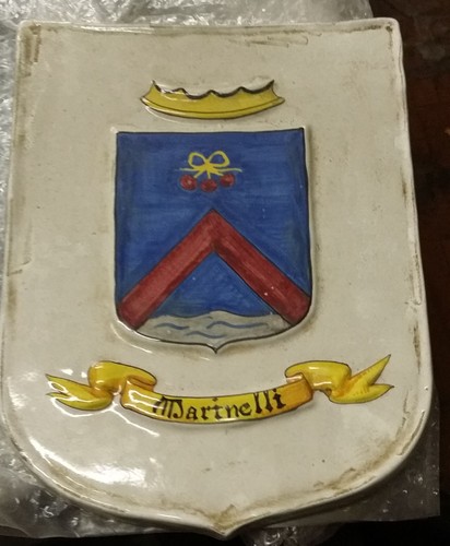 Scudetto ceramica con - scudetto, in