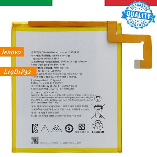 Batteria litio l19d1p32 lenovo - batteria,