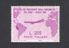 1961 Italia - REPUBBLICA - 205 Lire Rosa, non emessa, Gronchi Rosa, postfri