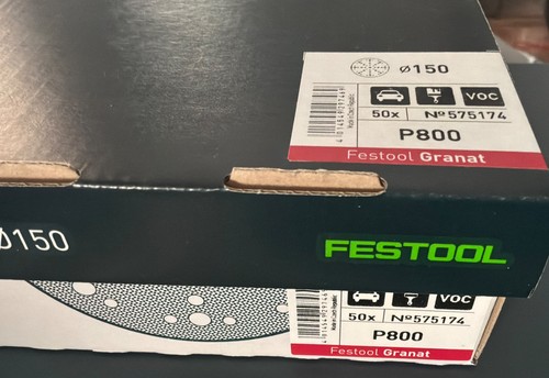 Festool granat 800 grit d150 - grit,