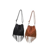 Borsa a Secchiello in Pelle Da