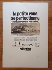 Mimmo Rotella, La petite roue se perfectionne - Litografia P.A.