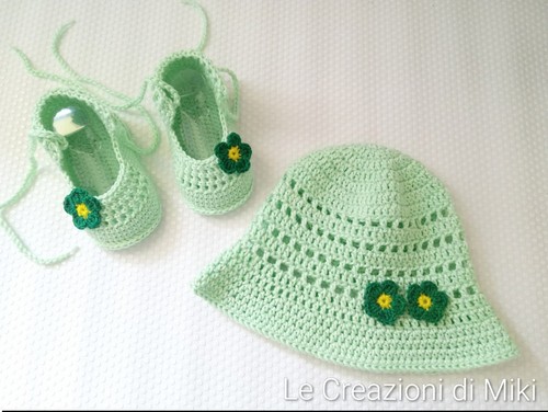 Set cappellino scarpette - set,