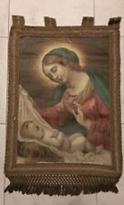 Splendido Stendardo Capo letto Madonna Con Bambino