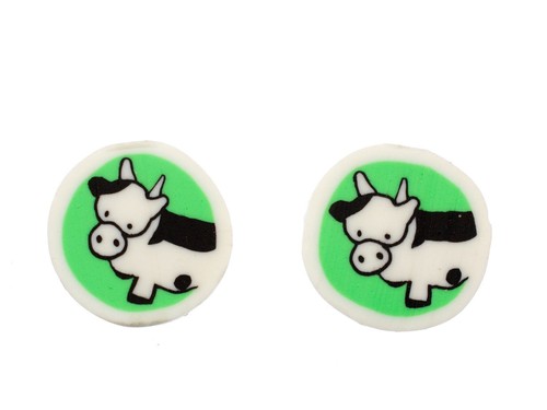 Mucca orecchini miniblings - mucca,