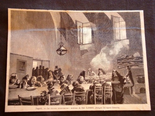 Napoli nel 1880 cucine - napoli,