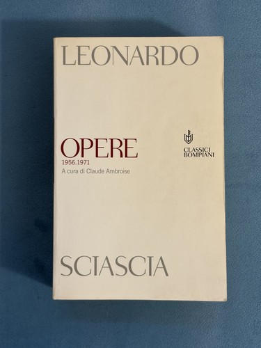 Leonardo sciascia opere - sciascia,