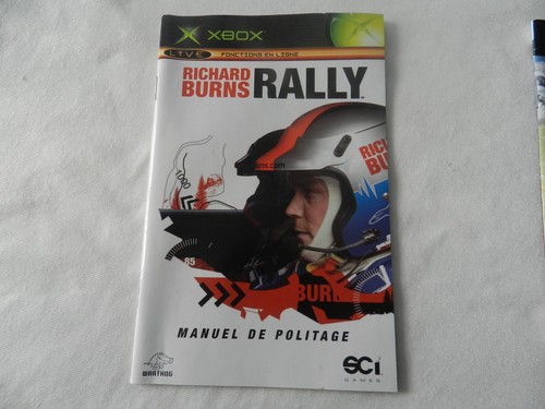 Notice jeu xbox richard - jeu,