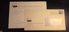 RADIO TELEVISIONE SRG SWISS BROADCASTING CORPORATION REGISTERED COVER & LETTER