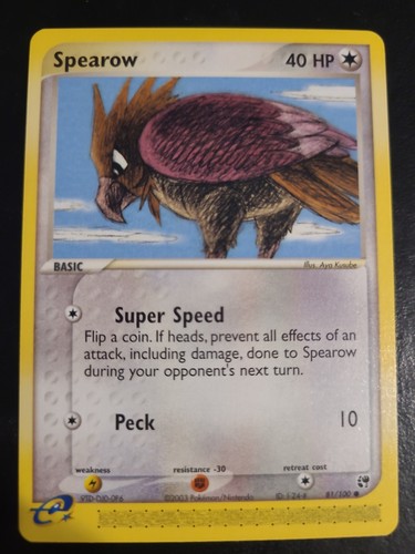Spearow 100 series ex - , e-series