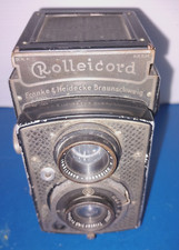 ROLLEICORD ART DECO' ANNI '30 CON TRIOTAR 75mm  F 4,5 ZEISS, FUNZIONANTE