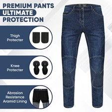 Men denim motorcycle casual - motorcycle,
