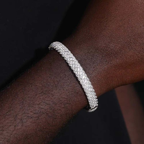 Bracciale moissanite - bracciale,
