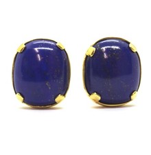 18k Yellow Gold Lapis Lazuli