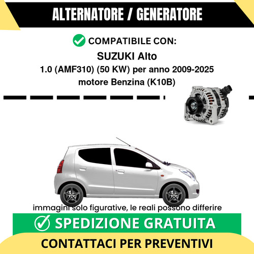 Alternatore suzuki alto - alto, 50
