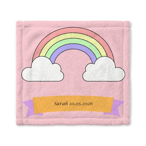 Coperta arcobaleno pastello - coperta,