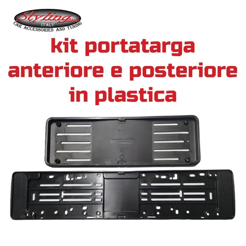 Kit portatarga auto anteriore - kit,