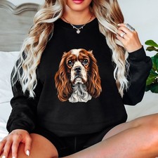 Felpa da donna Cavalier King