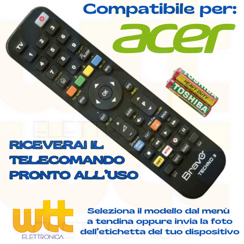 Telecomando universale acer - telecomando,